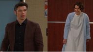 Days of Our Lives' Xander is shocked as Sarah stands up. | Image Source: Peacock